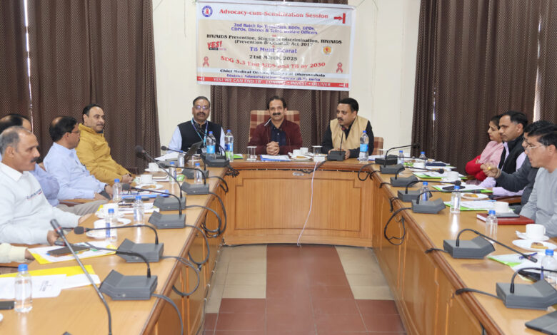 धर्मशाला में एंड एड्स और टीबी मुक्त अभियान को लेकर कार्यशाला आयोजित धर्मशाला में एंड एड्स और टीबी मुक्त अभियान को लेकर कार्यशाला आयोजित