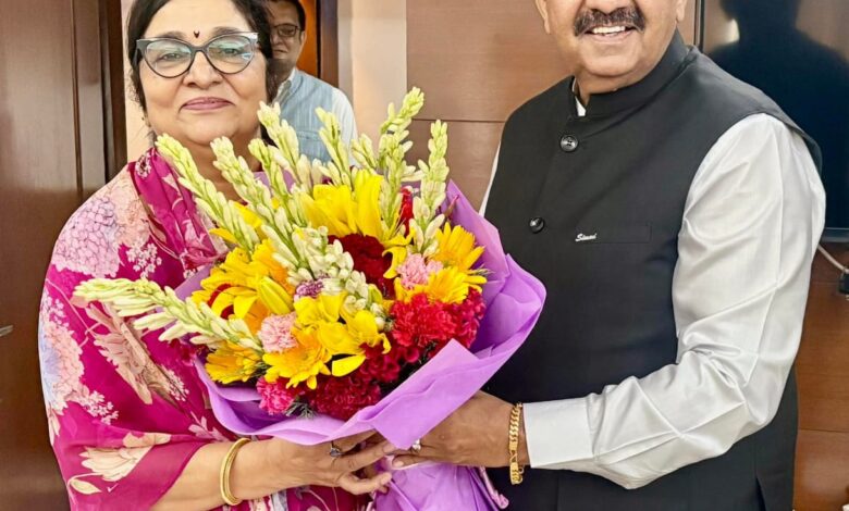 उप-मुख्यमंत्री ने राज्यसभा सांसद एवं हिमाचल कांग्रेस की प्रभारी से भेंट की उप-मुख्यमंत्री ने राज्यसभा सांसद एवं हिमाचल कांग्रेस की प्रभारी से भेंट की