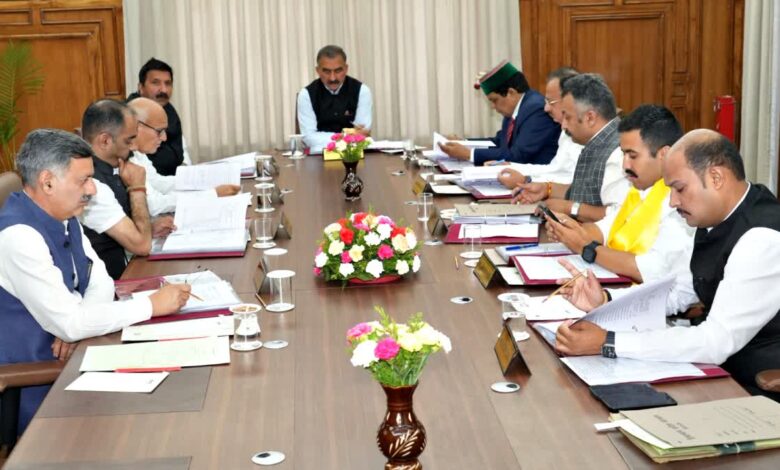 हिमाचल मंत्रिमंडल की बैठक, आपदा राहत पैकेज और मेयर रोस्टर पर हो सकता है फैसला हिमाचल मंत्रिमंडल की बैठक, आपदा राहत पैकेज और मेयर रोस्टर पर हो सकता है फैसला