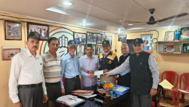 *सैनिकों की समस्याओं के समाधान को सरकार संवेदनशील : केवल सिंह पठानिया*