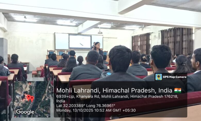 एचपीयू क्षेत्रीय केन्द्र मोहली में प्लेसमेंट ड्राइव आयोजित एचपीयू क्षेत्रीय केन्द्र मोहली में प्लेसमेंट ड्राइव आयोजित