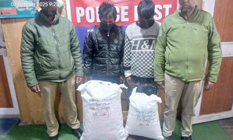 कुलगाम पुलिस ने नशा तस्करों के खिलाफ दो और नशा तस्करों को गिरफ्तार किया कुलगाम पुलिस ने नशा तस्करों के खिलाफ दो और नशा तस्करों को गिरफ्तार किया