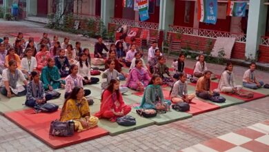 राजकीय उत्कृष्ट महाविद्यालय नगरोटा बगवां में ध्यान योग शिविर का सफल आयोजन