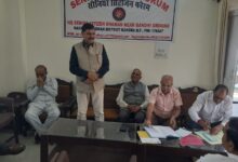 नगरोटा बगवां की मासिक बैठक  सीनियर सिटीजन भवन  में सम्पन्न हुई