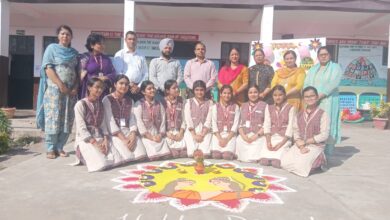 डी ए वी स्कूल नगरोटा सूरिया में दीपावली की धूम