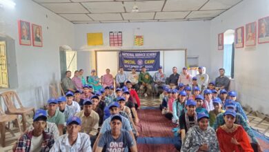 NSS के सात दिवसीय शिवर का आगाज राजकीय वरिष्ठ माध्यमिक पाठशाला हरिपुर में शिव शक्ति प्रसाद की अध्यक्षता में हुआ